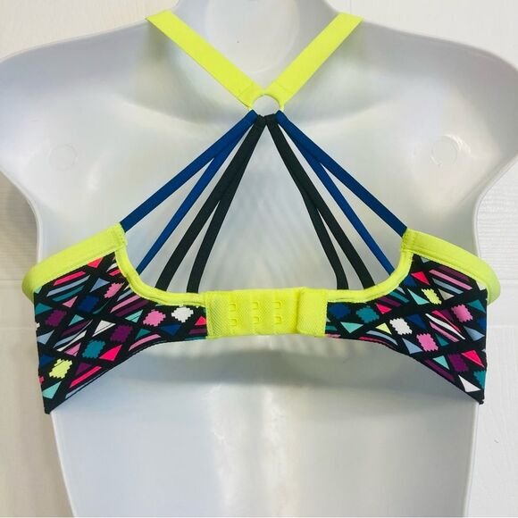 Victoria's‎ Secret VSX Angel Sport Bra Size 32B Colorful Strappy Memory Fit NEW - Picture 4 of 11